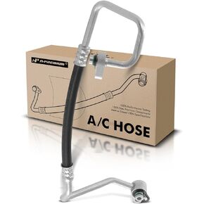 A-Premium A/C Discharge Line Hose Assembly Compatible with Chrysler Town & Country 2005-2007, Dodge Caravan 2005-2007, Grand Caravan 2005-2007, 3.3L 3.8L, Compressor to Condenser