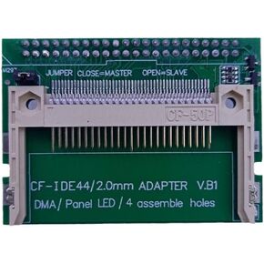 CF Memory Card to Laptop 2.5 IDE Female SSD Adapter Card CF 50Pin to 2.5 IDE 44Pin Expansion Board Card Converter Horizontal 90 Degree Green