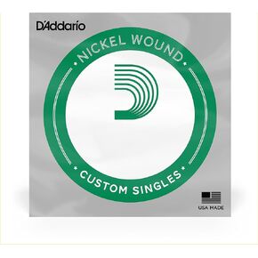 D'Addario XB130TSL Nickel Wound Bass Guitar Single String, Super Long Scale, .130, Tapered
