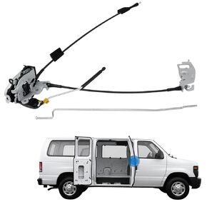 Rear Left Cargo Door Upper Latch w/Cable 6C2Z-1543286-AA for Ford E150 E250 E350,Back Door Latch Lock Cable Assembly