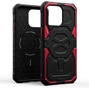 حافظة ULTIMAL متوافقة مع iPhone 15 pro max 6.7 بوصة، حافظة عسكرية مقاومة للصدمات مع تصميم إطار معدني رياضي متوافق مع Magsafe، غطاء نحيف متين للرجال (أخضر/أسود)