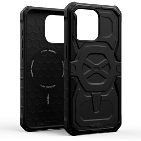 ULTIMAL Case Compatible with iPhone 15 pro max 6.7'', Military Shockproof Case with Sporty Metal Frame Design Compatible with Magsafe, Rugged Slim Cover for Men (Green/Black)