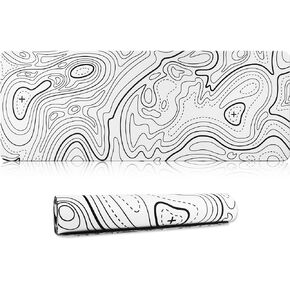 Mouse Pad for Home Office Work,Gaming Mouse Pad Desk Pad Soft Smooth Surface and Anti-Slip Rubber Base Waterproof Soft Cloth XX Mouse Mat 800 x 300 x 3MM,Black