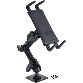 ARKON Heavy Duty Midsize Tablet Drill Base Mount for Galaxy Tab 4 3 7.0 8.0 Tab S iPad Mini Retail Black (SM6HD006)