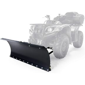 Black Boar Camco ATV Snow Plow Kit | Features a 48-inch Adjustable Straight Blade and Adjustable Tension Safety Trip Springs (66016)