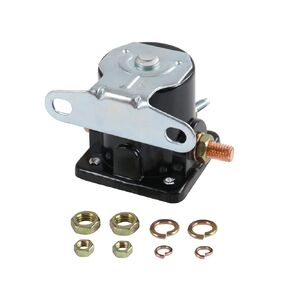 JDMSPEED New Red Solenoid Relay 12V Heavy Duty Replacement for Ford Starter Car Truck Replaces SW3, SNL135, B-6A-11450A, D2AF11450AA, 50-430, C6AF, C7AF, C3912, C9AF Hot Rod Starter Relay Solenoid