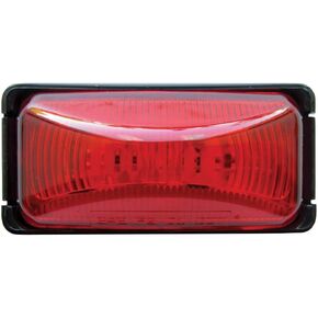 Optronics AL90RK Amber Mini Thinline Sealed LED Clearance/Marker Light Kit, Red