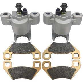 M MATI Front Left Right Brake Calipers W/Pads for Arctic Cat ATV 650 700 1000 Side by Side Prowler 500 HDX 550/XT 550 650/XT 650 700 XT/XTX/HDX 1000 XT/XTZ HDX 500 XT HDX 700 XT/SE/CREW XT