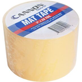 Cannon Sports Clear Mat Tape for Wrestling, JiuJitsu, Gymnastics and Exercise Roll Out Mats, Foam Tiles & Floor
