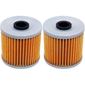 2 Pack Yerbay Compatible Motorcycle Oil Filter for Kawasaki 220 Bayou KLF220 KLF-220 1988-2002 16099-004