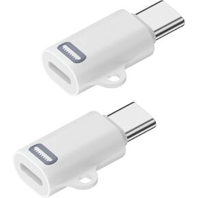iPhone 15 Pro Max Charging Adapter, 2 Pack [MFi Certified] Lightning Female to USB C Male Adapter Connector for iPhone 15/15 Plus/15 Pro/15 Pro Max/iPad Pro/Air/Mini, Support Fast Charging & Data Sync in Kuwait