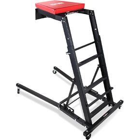 DNA MOTORING TOOLS-00190 Foldable Topside Automotive Engine Creeper, 45 to 66 Inches Adjustable Working Height,400lbs Weight Capacity