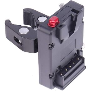 محول لوحة إمداد طاقة البطارية بقفل على شكل حرف V صغير بحجم الجيب مع صنبور على شكل حرف D ومشبك فائق لحامل إضاءة ثلاثي القوائم للبطارية على شكل حرف V in Kuwait