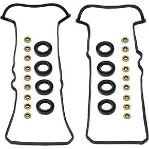 Engine Valve Cover Gasket Set VS50592R 1UZ-FE 2UZ-FE 3UZ-FE Compatible with 1998-2009 Lexus GS400 GS430 GX470 LS400 LS430 LX470 SC400 SC430 Toyota 4Runner Land Cruiser Sequoia 4.0L 4.3L 4.7L