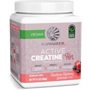 Creatine for Women Monohydrate Powder Micronized PreWorkout Recovery Supplement Support Muscle Building Strength Training Cognition | Vegan & Keto Friendly Easily Mixes (50 Serving) Raspberry Lemonade