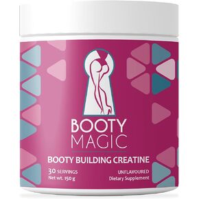 Booty Building Creatine - Unveil Glute Gains and Muscle Growth for Women, Micronized for Enhanced Big Booty Results - 30 Servings