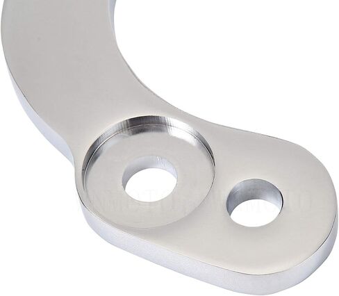 Nothers Springer Front End Riser Handlebar Tree Adapter Converter Fit Harley Bobber Chopper 4-34 inch to Standard 3-12 inch , Chrome in Saudi Arabia