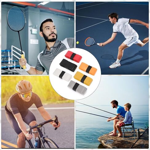 شريط قبضة التنس للمضارب، مقبض التنس المضاد للانزلاق، شريط قبضة مضرب التنس، شريط قبضة مضرب تنس الريشة، مقابض مضرب التنس الزائدة in Saudi Arabia