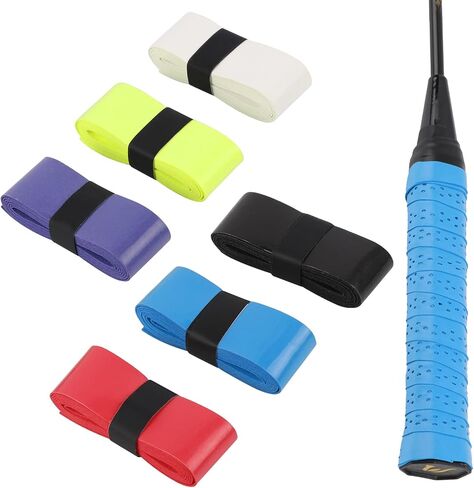 Tennis Grip Tape for Rackets, Tennis Handle Anti-Slip Wrap Grip Tape Tennis Racket Grip Tape Badminton Tennis Racquet Grips Overgrip in Saudi Arabia