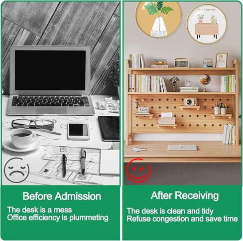 رف كتب لسطح المكتب مكون من طبقتين للكمبيوتر متعدد الأغراض من الخشب الصلب ورف لسطح المكتب وخزانة كتب لسطح المكتب ومنظم اللوازم المكتبية وديكور المنزل in Kuwait