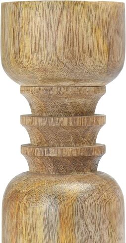 حامل شموع على شكل عمود من الخشب الرئيسي + ميسا، مجموعة مكونة من 3 قطع in Kuwait