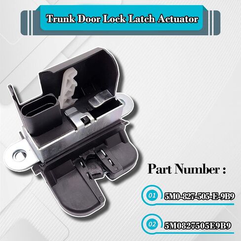 Rear Hatch Trunk Boot Lid Liftgate/Tailgate Lock Latch Release Actuator Motor 5M0827505E9B9 for 2009-2014 VW Jetta 2009-2017 Volkswagen Tiguan 5M0827505E in Saudi Arabia