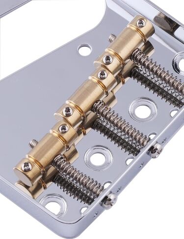 Guitar Bridge Tailpiece 3 Pcs Brass Saddles Bridge Top or Bottom Load Ashtray Style for Vintage Tele Telecaster Style Electric Guitar Parts Chrome. in Kuwait