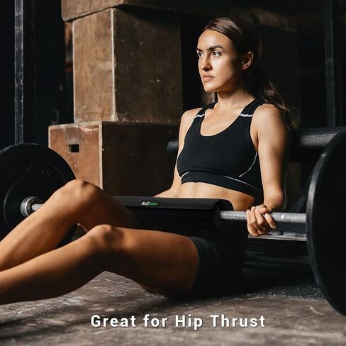 وسادة القرفصاء من A2ZCARE - وسادة واقية للرقبة والكتف لدعم القرفصاء والطعنات ودفعات الورك - أسود in Kuwait