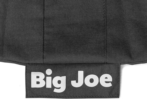 Big Joe Fuf XXL Cover Only Machine Washable, Black Lenox, Durable Woven Polyester in Kuwait