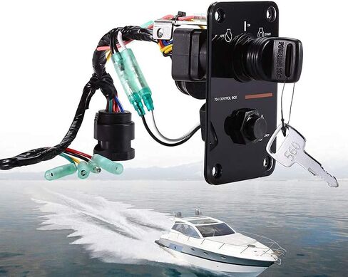Main Switch Panel Single Engine Key Switch Panel Assembly On-Off-Start 704 Control Box for Yamaha Outboard Yacht 704-82570-12-00 704-82570-08-00 in Saudi Arabia