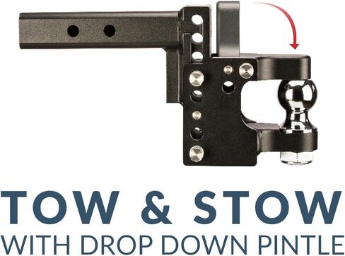 Pintle Tow & Stow - يناسب جهاز استقبال 2.5 بوصة، كرة 2-5/16 بوصة، قطرة 8.5 بوصة - TS20056 in Kuwait