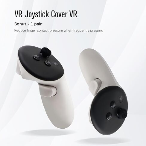 وسادة الوجه AIPINQI Meta Quest 3، مجموعة ملحقات 3 في 1 من السيليكون Quest 3 لـ Oculus Quest 3، مقاومة للعرق وقابلة للغسل ومقاومة للضوء ومضادة للتسرب، وسادة وسادة للوجه، غطاء عدسة، أغطية عصا التحكم in Saudi Arabia