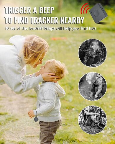 4G Mini GPS Tracker for Children, Dogs, Elderly - Real Time Tracking Device, Small Wearable GPS Locator, Unlimited Distance, Geo Fence, SOS Button, Buzzer Alert, Subscription Needed in Kuwait