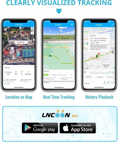 4G Mini GPS Tracker for Children, Dogs, Elderly - Real Time Tracking Device, Small Wearable GPS Locator, Unlimited Distance, Geo Fence, SOS Button, Buzzer Alert, Subscription Needed in Kuwait