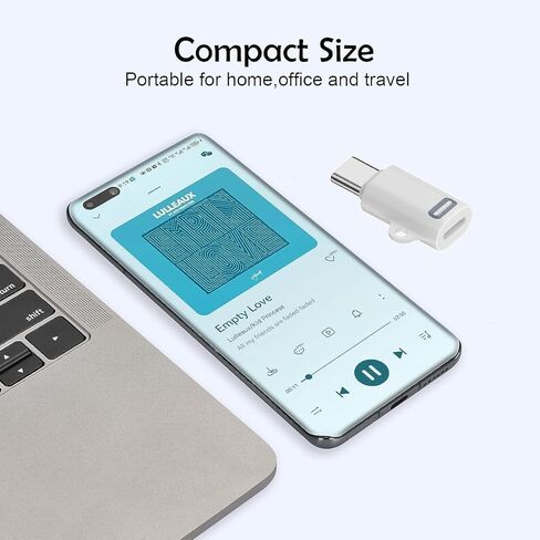 iPhone 15 Pro Max Charging Adapter, 2 Pack [MFi Certified] Lightning Female to USB C Male Adapter Connector for iPhone 15/15 Plus/15 Pro/15 Pro Max/iPad Pro/Air/Mini, Support Fast Charging & Data Sync in Kuwait