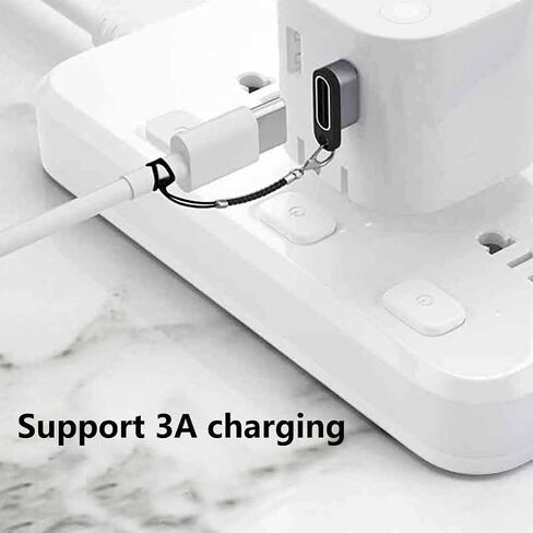 محول سريع USB C أنثى إلى USB A ذكر 3.0 (3 حزم)، على شكل سلسلة مفاتيح، محول C إلى USB لساعة Apple Watch iWatch Series 7 SE وiPhone 11,12,13 Pro Max Mini وAirpods iPad Air وSamsung Galaxy Note 10.20 in Saudi Arabia