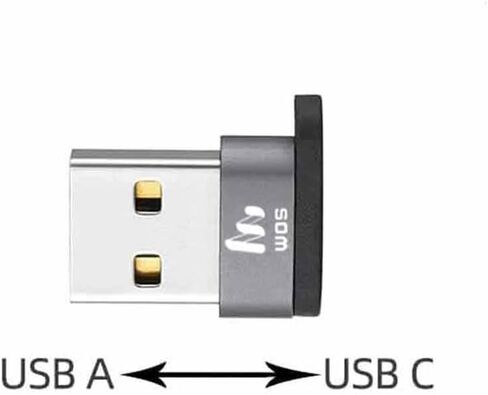 محول سريع USB C أنثى إلى USB A ذكر 3.0 (3 حزم)، على شكل سلسلة مفاتيح، محول C إلى USB لساعة Apple Watch iWatch Series 7 SE وiPhone 11,12,13 Pro Max Mini وAirpods iPad Air وSamsung Galaxy Note 10.20 in Saudi Arabia