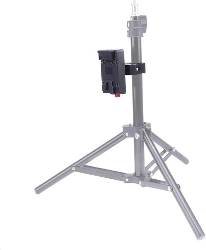 محول لوحة إمداد طاقة البطارية بقفل على شكل حرف V صغير بحجم الجيب مع صنبور على شكل حرف D ومشبك فائق لحامل إضاءة ثلاثي القوائم للبطارية على شكل حرف V in Kuwait