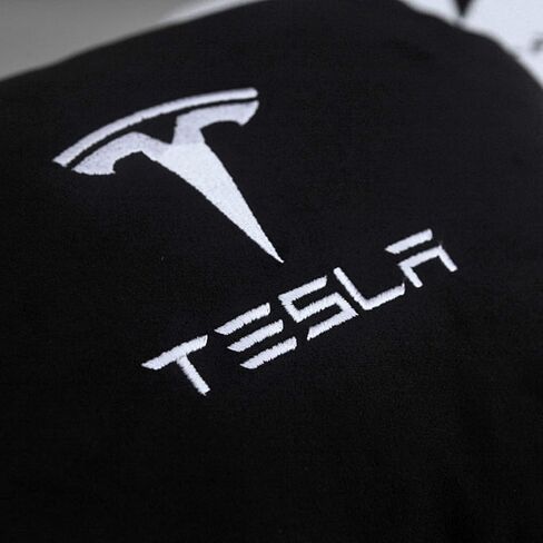 وسادة KIKIMO Tesla للطراز 3/Y/S/X، ملحقات طراز Tesla 3، ملحقات Tesla Model Y، وسادة رقبة السيارة الناعمة، وسادة مسند رأس السيارة المخصصة، وسادة الرقبة للسفر، أسود in Kuwait