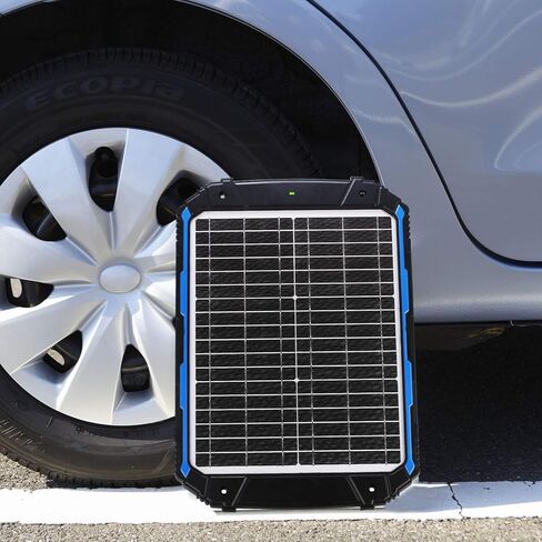 SUNER POWER 20W 12V Solar Battery Trickle Charger & Maintainer PRO, Built-in Intelligent MPPT Controller, Waterproof 12 Volt 20 Watt Solar Panel Charging Kits for Car Marine RV Trailer Boat Automotive in Kuwait