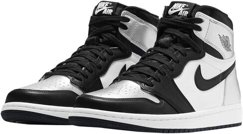 Jordan Womens Air 1 Retro High OG WMNS CD0461 001 Silver Toe - Size 6.5W in Saudi Arabia