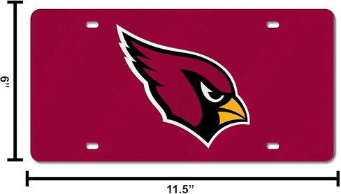 Rico Industries NFL Unisex-Adult Laser Inlaid Metal License Plate Tag in Saudi Arabia