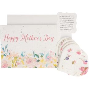 Mother's Day Greeting Card – Plantable Wildflower Seed Paper for Mother's Day, Gifts, & Special Events