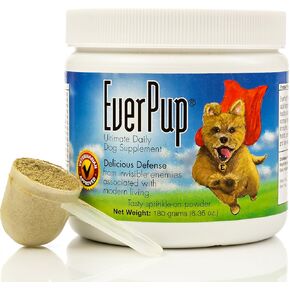 مكملات الكلاب اليومية اليومية في Everpup مع الجلوكوزامين ، والبريبوتيك ، والبروبيوتيك ، وموت الخلايا المبرمج ، والفيتامينات والمعادن للمفاصل الصحية ، والمناعة ، والهضم ، وصحة الجلد