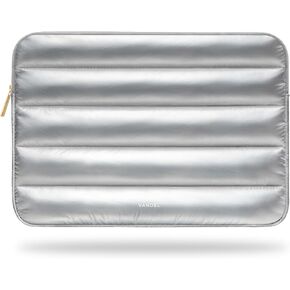 VANDEL - The Original Puffy Laptop Sleeve 13-14 Inch. White Laptop Sleeve for Women. Carrying Case Cover MacBook Pro 14 in, MacBook Air 13 Inch, iPad Pro 12.9, Dell, Asus, HP