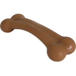 Pet Qwerks Original BarkBone - Nylon Dog Bone for Aggressive Chewers - BBQ Flavor - 7.75"