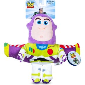 Disney for Pets Pixar’s Buzz Lightyear Plush Dog Toy | Disney Pixar Dog Toys | Ballistic Nylon Plush Toy for Dogs Inspired by Buzz Lightyear from Pixar’s Toy Story with Squeaker, 9 Inch