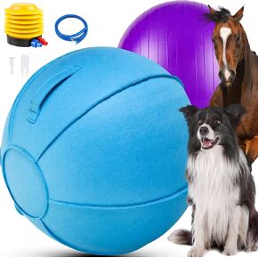 25" Herding Ball for Dogs - Dog Herding Ball with Cover, Dual Layered Horse Toy & Doy Toy for Australian Shepherds, Collies, and Cattle Dogs
