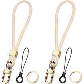 2pcs حزام معصم السلسلة المفاتيح ، حبل معصم مفتاح مفاتيح بسيط وأنيق للمفاتيح ، مناسبة لمختلف المناسبات لتحرير إكسسوارات سلسلة مفاتيح يديك. in Kuwait