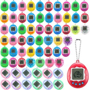 سلسلة مفاتيح Jerify Virtual Pets ، 60 جهازًا إلكترونيًا لسلسلة مفاتيح الحيوانات الأليفة الرقمية الإلكترونية ، ألعاب الحنين إلى 90s مع مفك البراغي واحد وبطارية زر 2 ، أنماط مختلطة ، لون متنوع ، جنسيون يوث in Kuwait